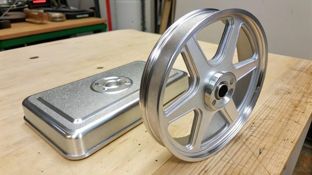 alt with keywords: graph showing strength levels achieved by T5 and T6 tempers for a generic 6xxx series aluminum alloy